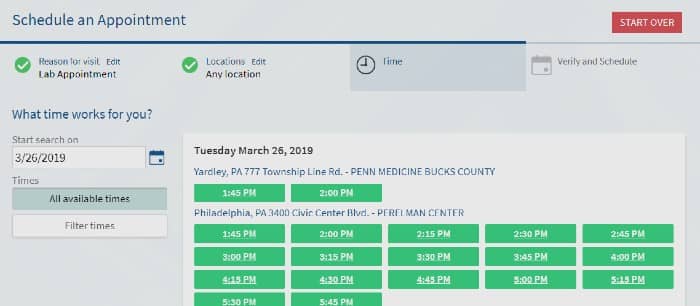 myPennMedicine-appointment